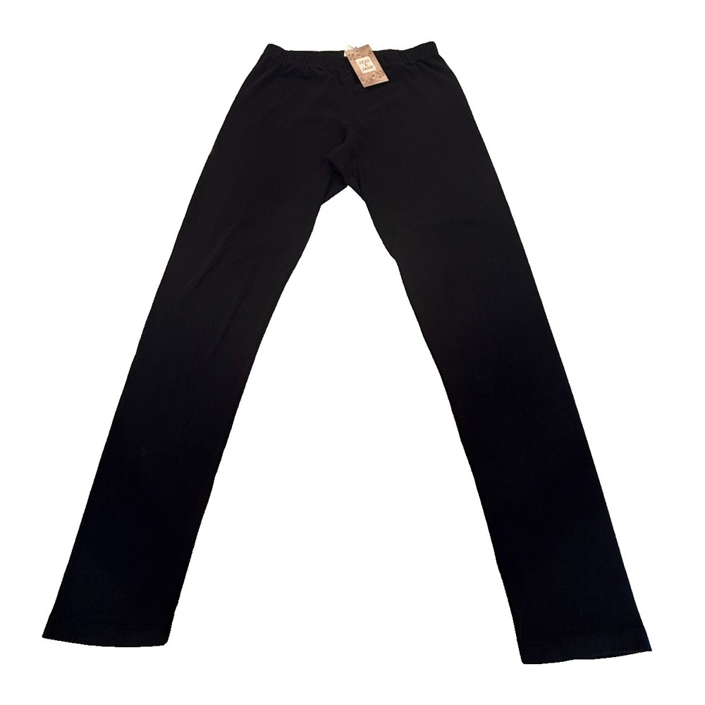 Jess & Jane Pant - Pull On Stretch Leggings; Style M31; Jet Black; Small